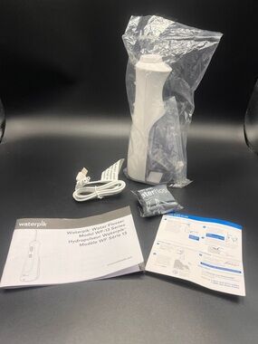 Waterpik Cordless Rechargeable Portable Water Flosser White WF13W/WF13C No Box
